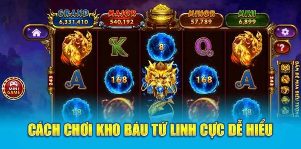 Hướng dẫn chơi nổ hũ kho báu tứ linh Bj88